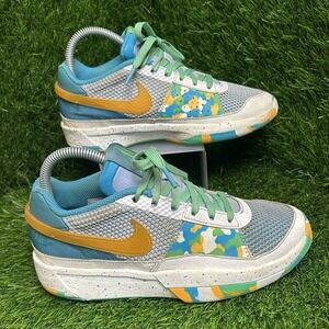 Nike Ja 1 Day One Citron Pulse Baltic Blue Kids Basketball Shoes DX2294-100 5Y